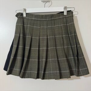 Plaid Pleated Skort